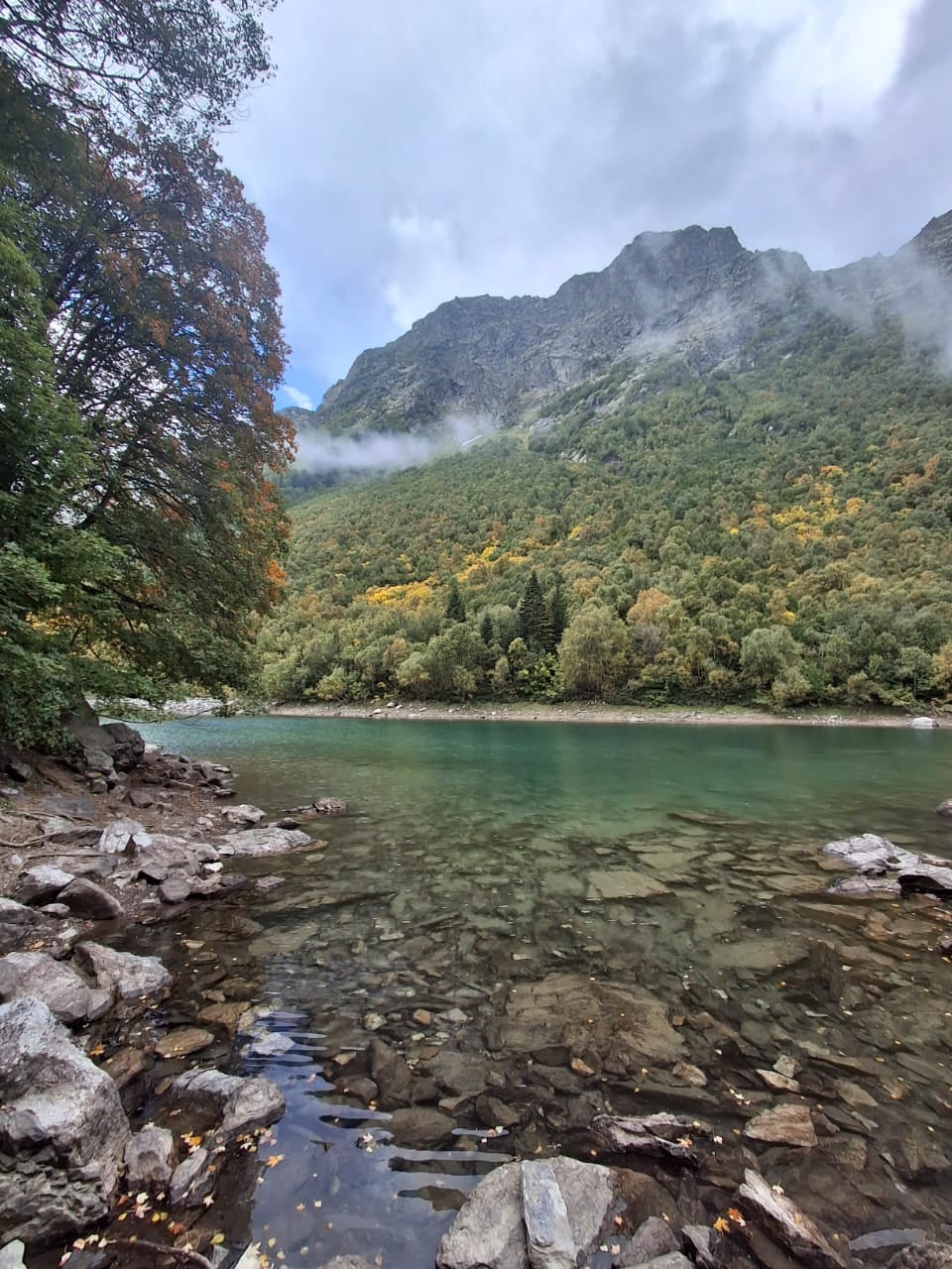 Mist over Mountain River