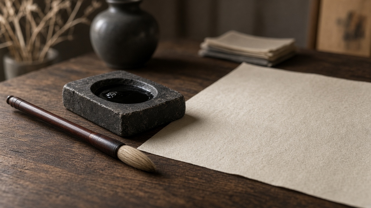 Calligraphy desk