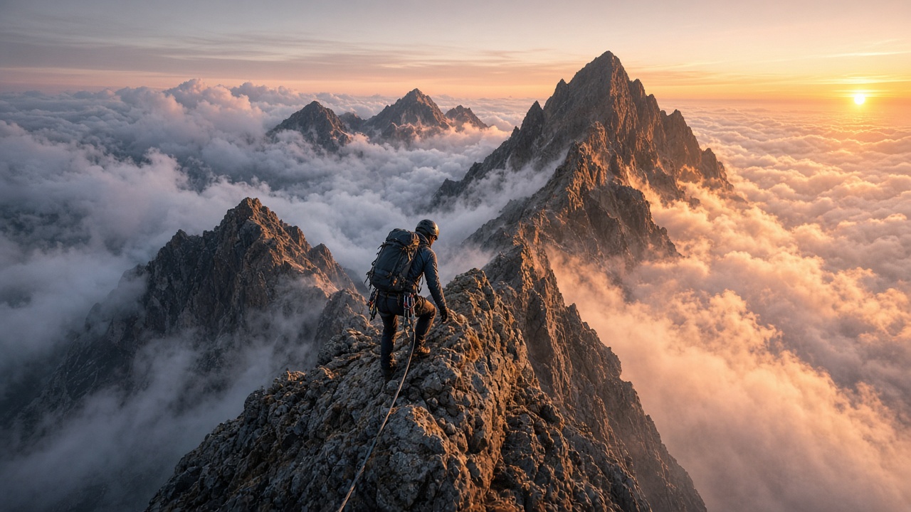 Ridge above the clouds