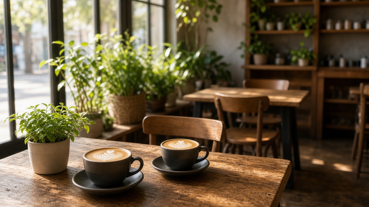 Cozy coffee shop