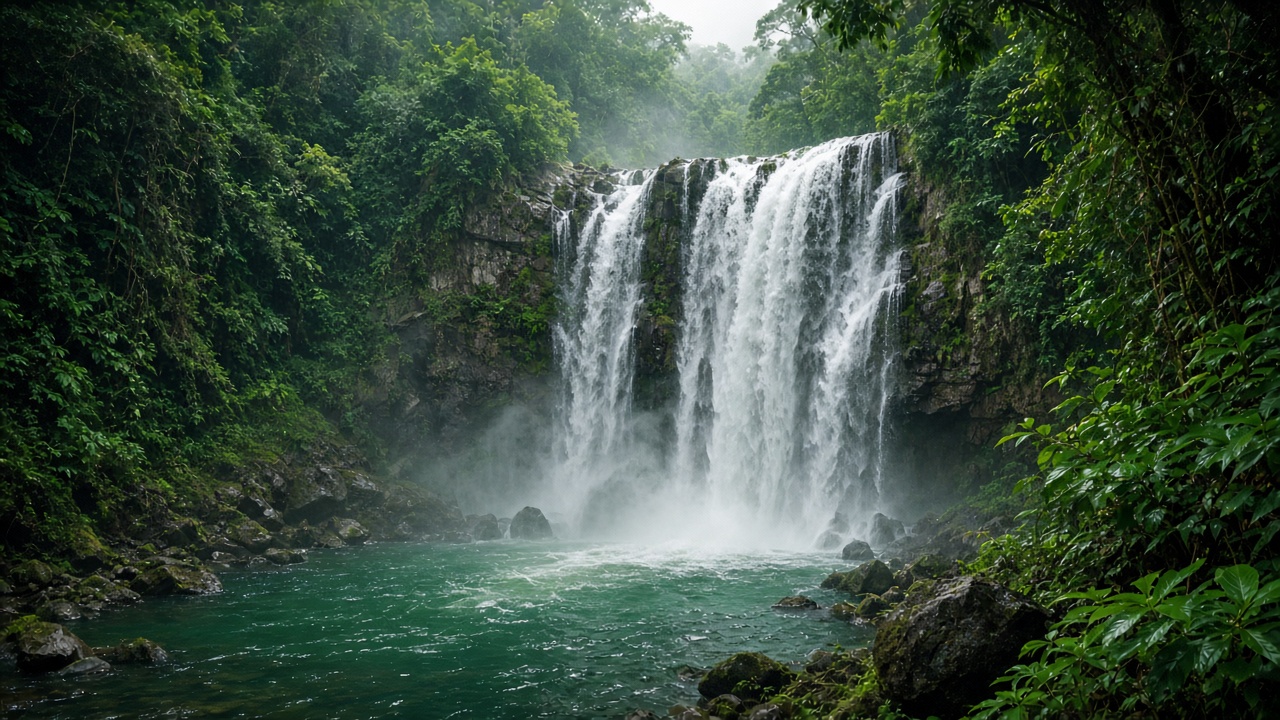 Jungle waterfall