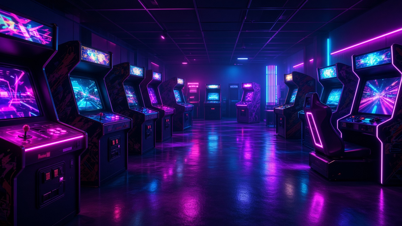 Neon arcade