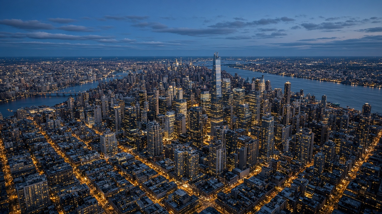 Aerial city